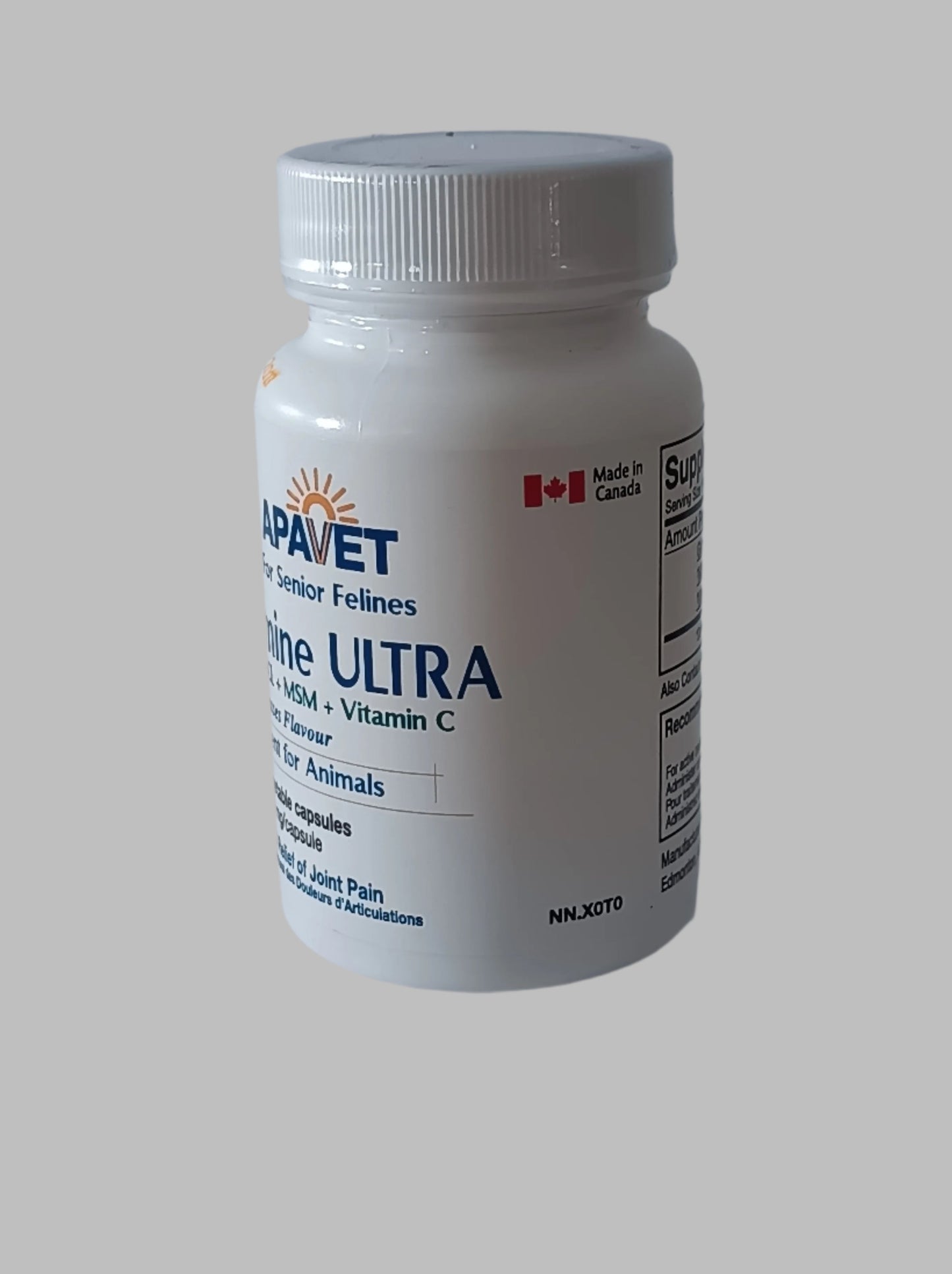 Apavet Glucosamine Ultra Made In Canada For Felines