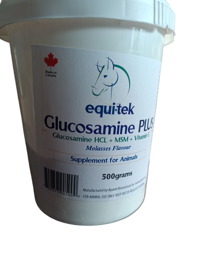 Equitek Glucosamine Plus MSM and Vitamin C For Mammals- 500g Pail