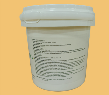 Equitek Glucosamine HCL For Horses Label